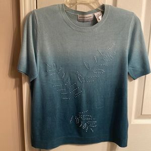 Alfred Dunner Women’s short sleeved sweater